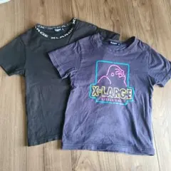 X-LARGE ゴリラプリント Tシャツ 120 2枚セット