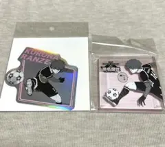 ブルーロック展　コマプレートスタンド　ステッカー　黒名蘭世