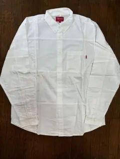 新品本物SUPREMEのボタンダウンパッチワークシャツLシュプリームのサムネイル