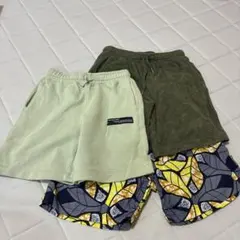 キッズ ハーフパンツ 3枚セット　130140