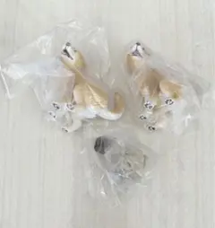 ふんばりーぬ 2 ゴールデンレトリバー2体&パグ1体　フィギュア