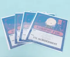 ツイステ　ヴィル　バックステージパス風ステッカー