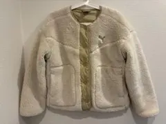 PUMA ボアジャケット Sサイズ クリーム色