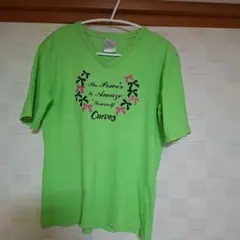 Curves 半袖 Tシャツ ライトグリーン