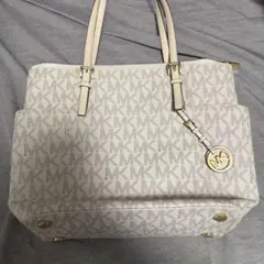 Michael Kors ショルダーバッグ ホワイト MKロゴ