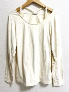 #値下げ#earth#music&ecology#アイボリ長袖カットソー#アース