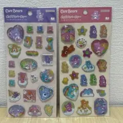 S*i様 正規品✨ケアベア ポップデコ ラメきらクリスタルシール 2点セット