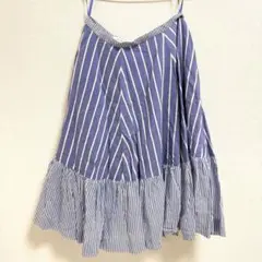 ストライプ柄フレアスカート Jane Marple Dans Le Salonのサムネイル