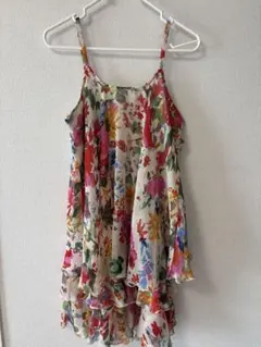 【VIGNY】フラワープリント キャミソールミニワンピースのサムネイル