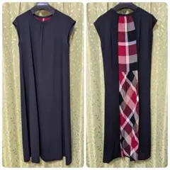 【美品】BLUE LABEL ワンピース 赤チェック ブルーレーベル