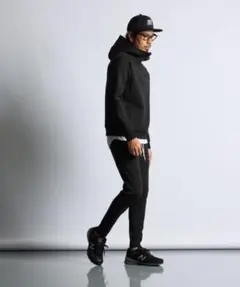 ダファーブラックレーベルセットアップリップストックノーカラーブルゾンブラックＭ The DUFFER of ST.GEORGE（ザダファーオブセントジョージ）の「〔BLACK