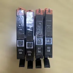 Canon BCI-351XL BCI-351 ブラック インク 4本セット