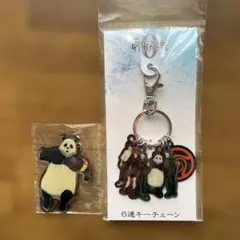 呪術廻戦 6連キーチェーン パンダストラップ セット