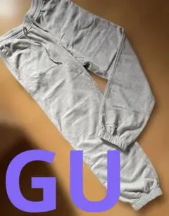 GU グレー ジョガーパンツ　Mサイズ