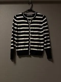 ZARA ストライプ 長袖カーディガン S