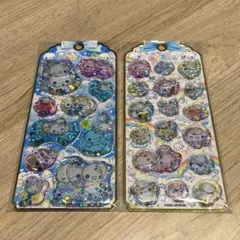 新品未使用未開封　ぷくぷくあわわちゃんウォーターシール　２枚セット