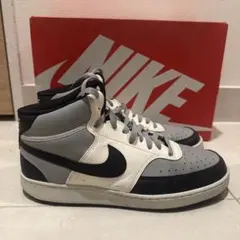 Nike ハイカットスニーカー グレー/ホワイト/ブラック