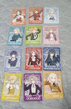 学園アイドルマスター クリアカード 全12種類