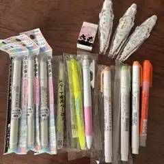 ZEBRA ラインマーカー・シャープペン・消しゴム・デコラッシュ