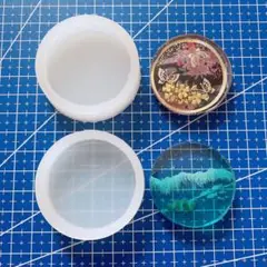 シリコンモールド 丸が作れるモールド　ウェルカムプレート　結婚式　2個セット