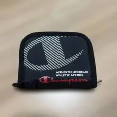 Champion キッズ 財布 ブラック 二つ折り