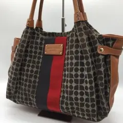 ケイトスペード トートバッグ レザー キャンバス 大容量 A4収納可能