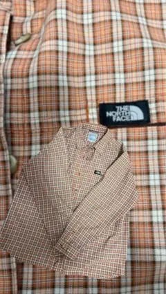 THE NORTH FACE チェック柄長袖シャツ　レディース