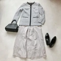 Reflect セレモニー　3点セット　フォーマル ママスーツ　上品　M