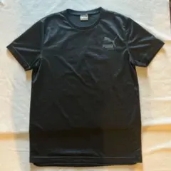 プーマ　半袖Tシャツスポーツメンズ大きい黒メッシュデザインバッグビッグロゴ