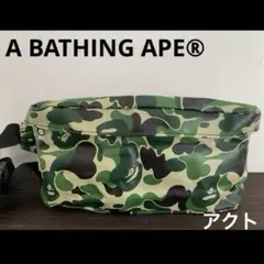 激レアA BATHING APE カモフラージュ ボディバッグ A BATHING APE アベイシングエイプ ×PORTER 1ST CAMO BODY BAG
