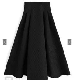 GRL ダイヤキルティングフレアスカート [ta082] ブラック