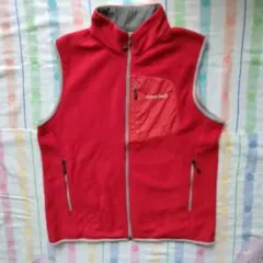 mont-bell 赤 フリースベスト