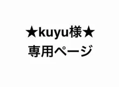 ★kuyu.様　専用ページ★13号へ変更込み
