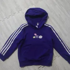 adidas アディダス フラワープリント パーカー 120cm