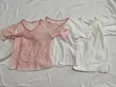 ベビー短肌着 3点セット50-60㎝