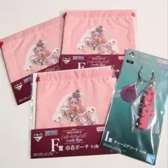 ONEPIECE・ペローナ4点セット☆一番くじ巾着/チャーム