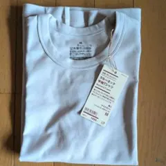 無印良品 涼感 汗しみにくい クルーネック半袖Tシャツ Mのサムネイル