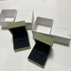 美品　ヴァンクリーフアンドアーペル　リングケース　空箱　2個セット　指輪入れ
