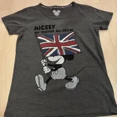 ミッキーマウス イギリス国旗 Tシャツ Mサイズ