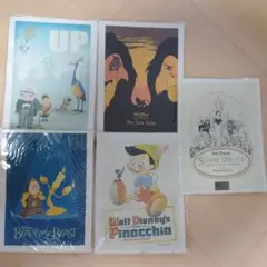 ディズニークラシック映画ポスターA3　厚手 5枚セット