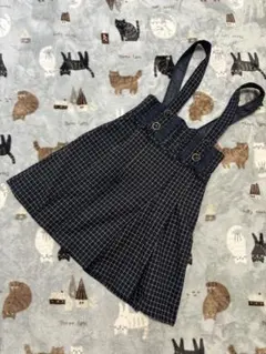 axes femme ワンピース　プリーツスカート　チェック　フリル