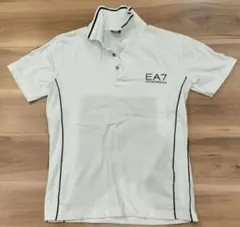 EA7 ホワイト ポロシャツ