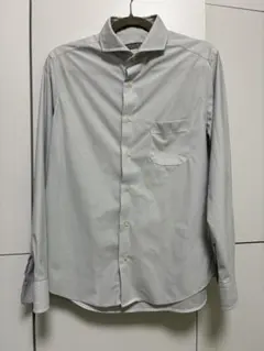 UNITED ARROWS ドレスシャツ グレー ストライプ Lのサムネイル