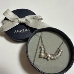 AGATHA PARIS アガタ パール ネックレス 箱付きのサムネイル
