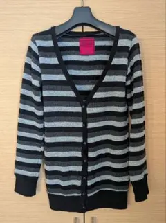 Janiss ジャニス　ストライプカーディガン　フリーサイズ