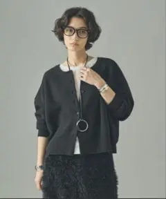 Curensology(カレンソロジー)/ウールカシミヤ2WAYプルオーバー