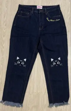 GU セーラームーン コラボ デニムパンツ Lサイズのサムネイル