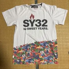SY32 by SWEET YEARS 国旗デザイン Tシャツ Sのサムネイル