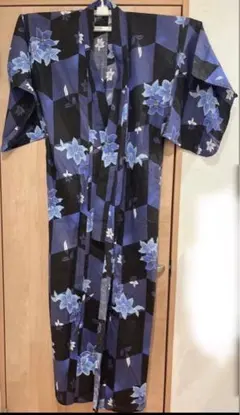 青 花柄 浴衣 レディースのサムネイル