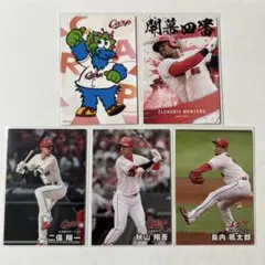 プロ野球チップスカード　広島東洋カープ E.モンテロ　開幕4番カード他